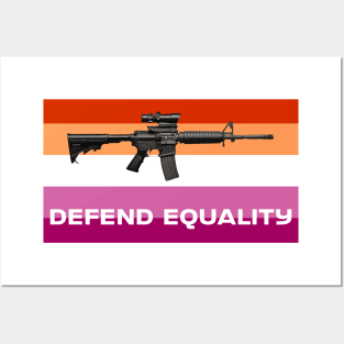 Defend Equality (Lesbian Flag)| First Amendment| Cool and Cute Stickers| T-Shirts Posters and Art